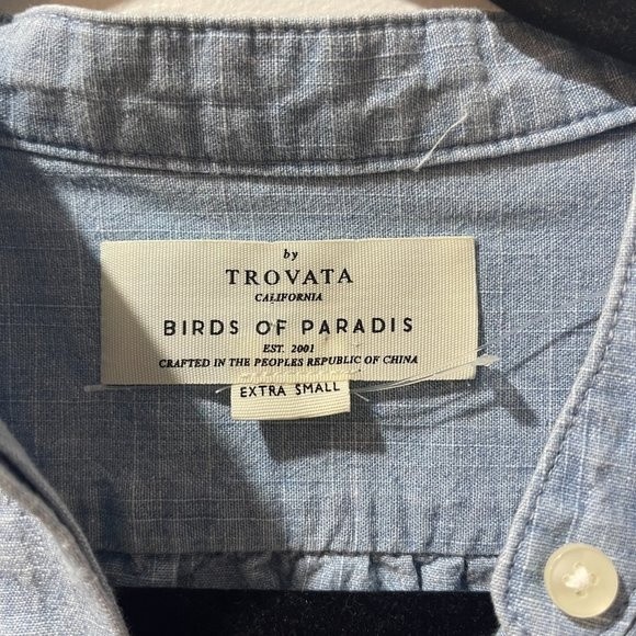 Trovata Birds of Paradis Classic Astrid Esy Dress Chambray - Picture 7 of 7